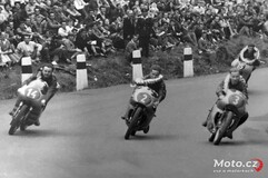 1958 Brno, 125cc: #2 Degner, #3 Fügner, #14 Schneidhauer, #35 Srna - vítěz 175cc