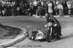 Štajner/Verner - Jawa 500, Jičín 1960