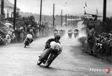 4. 6. 1961 Nepomuk 175 ccm:  start vyšel nejlépe #14 F. Kročkovi...