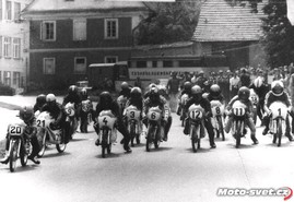 Morašice 1976: start MR 50 ccm..