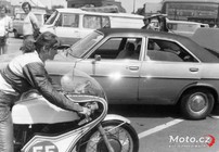 Kolín 1982: Jana před startem..