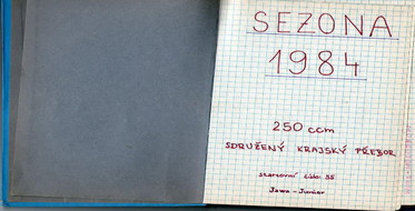 modrý sešit