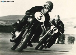 Votický okruh 1956 - Jawa 350 #3-O.Kába