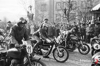 1956 duben  Start 500 ccm 11-K.Kostka,14-J.Koštíř,10-B.Sedlák    Archiv: J. Ischer