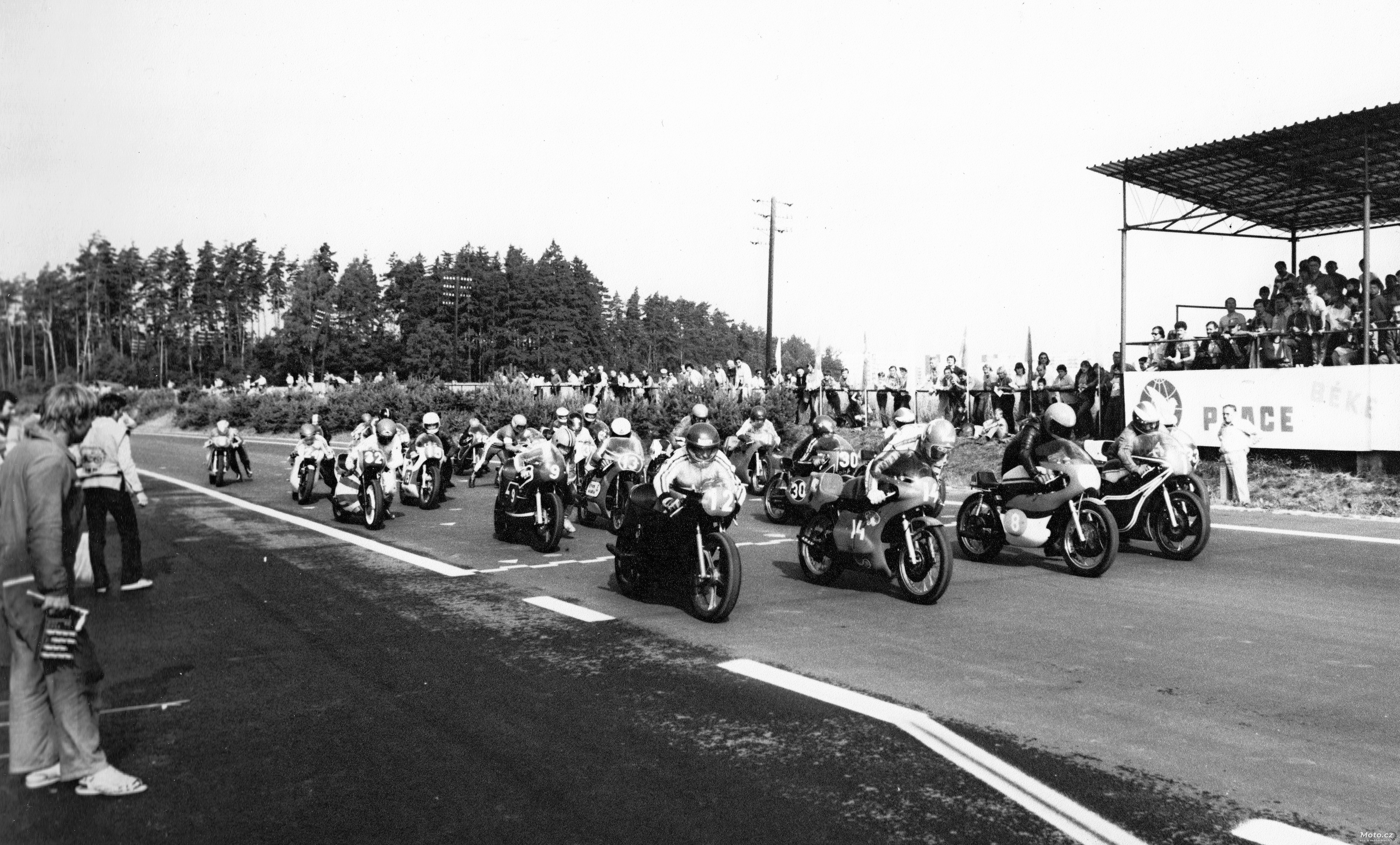 141 - Jindřichův Hradec 1984 - start p-ČSR 250 ccm
