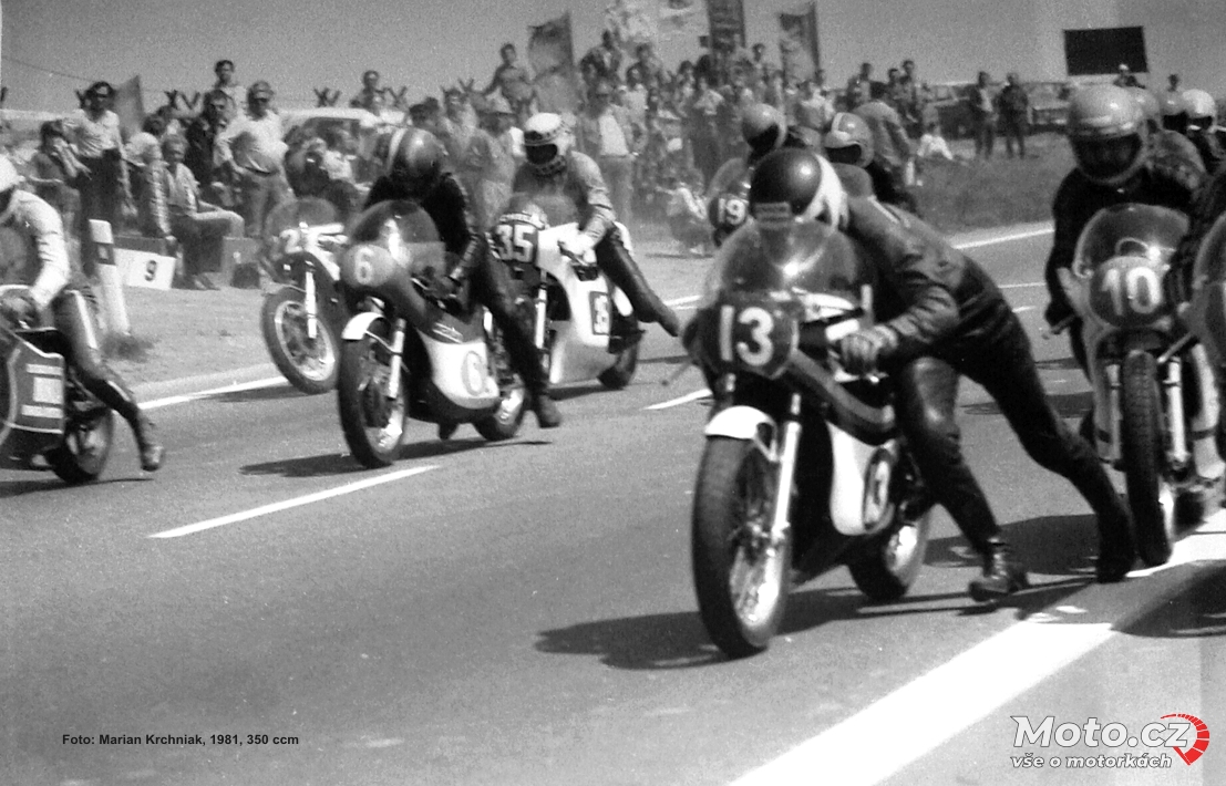 113 - Opočnice 1981 - MR 350: #10 Tofel, #13 Vala, #6 Bareš