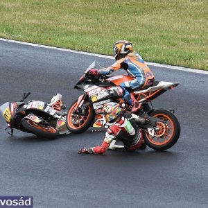 IDM MOST 2019: # 117 Marcel BLERSCH a # 16 Lucy MICHEL - závod IDM SP 300/ ADA Junior Cup 
